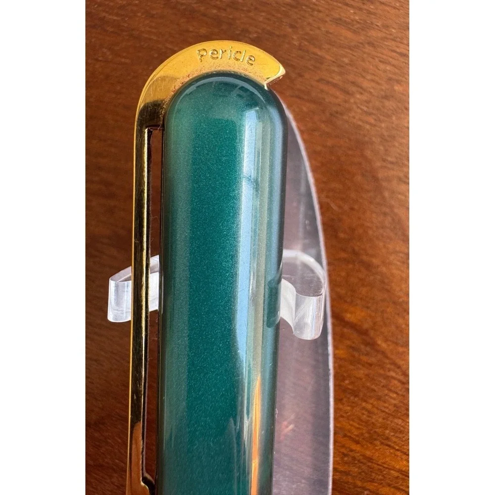 Visconti 1st Edition Green Marble Pericle Rollerball Pen RARE Vintage